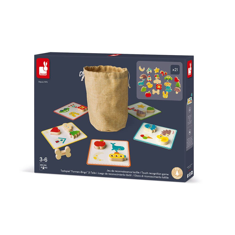 JUEGO EDUCATIVO RECONOCIMIENTO TÁCTIL JANOD ·MEMO TOUCH'· - Happy Moments Baby