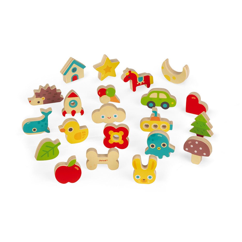JUEGO EDUCATIVO RECONOCIMIENTO TÁCTIL JANOD ·MEMO TOUCH'· - Happy Moments Baby