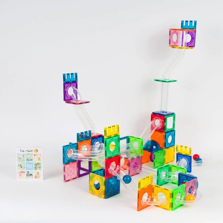 JUEGO MAGNÉTICO DE CONSTRUCCIÓN IMANIX ·134 PIEZAS TOBOGÁN· - Happy Moments Baby