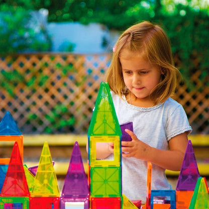 JUEGO MAGNÉTICO DE CONSTRUCCIÓN IMANIX ·20 PIEZAS TRIÁNGULOS· - Happy Moments Baby