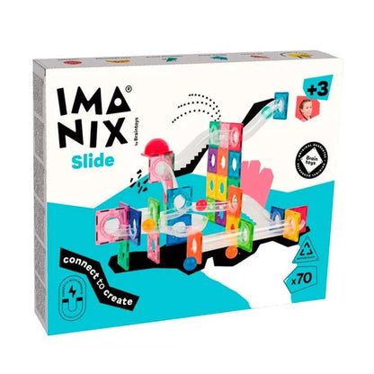 JUEGO MAGNÉTICO DE CONSTRUCCIÓN IMANIX ·70 PIEZAS TOBOGÁN· - Happy Moments Baby
