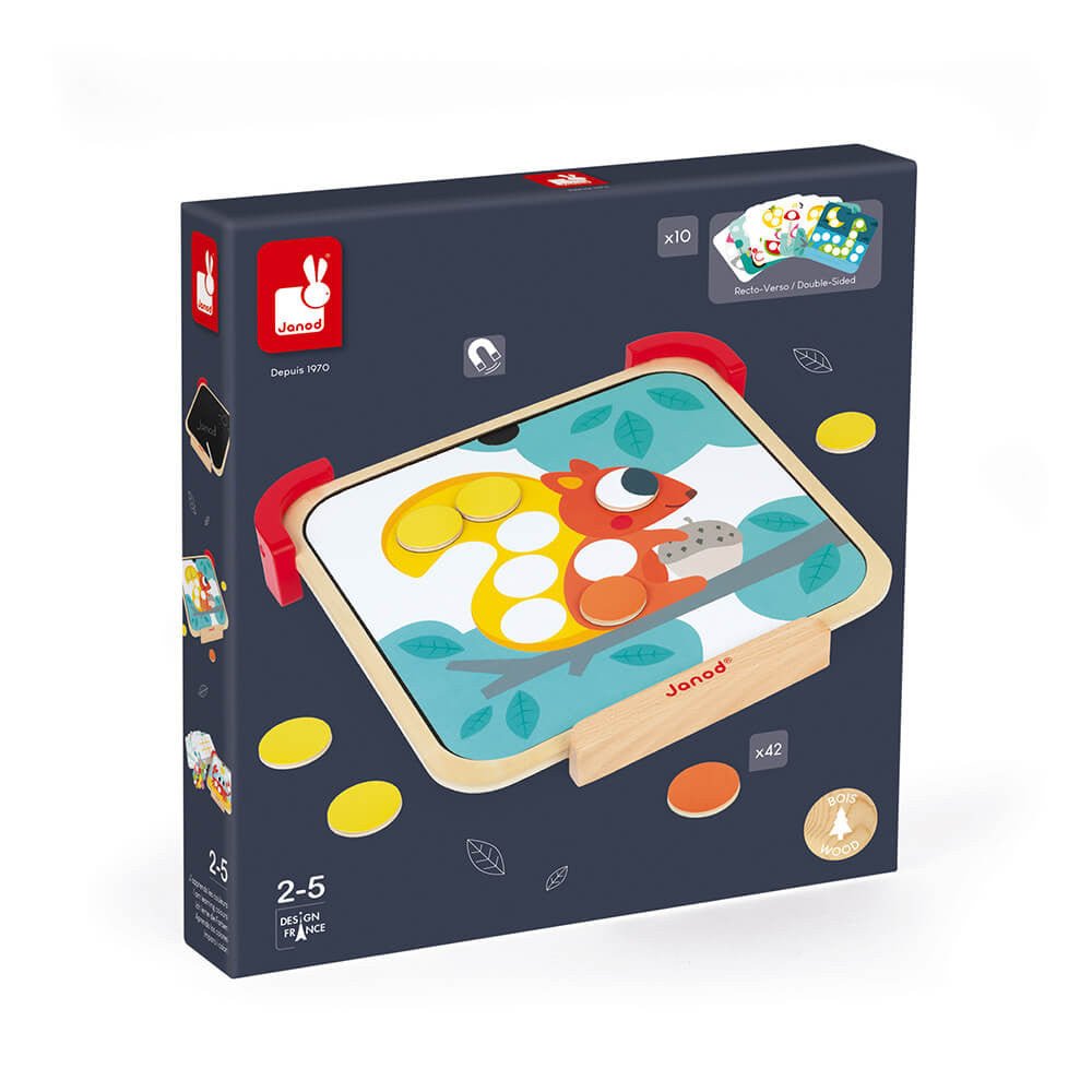 JUEGO MAGNÉTICO EDUCATIVO JANOD ·APRENDO LOS COLORES· - Happy Moments Baby