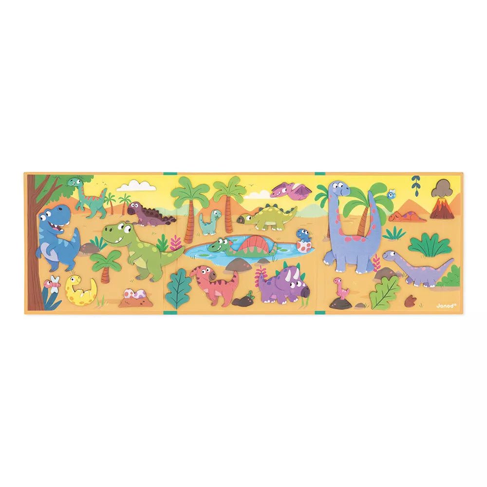JUEGO MAGNÉTICO MAGNETI'STORIES JANOD ·DINOSAURIOS· - Happy Moments Baby