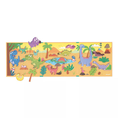 JUEGO MAGNÉTICO MAGNETI'STORIES JANOD ·DINOSAURIOS· - Happy Moments Baby