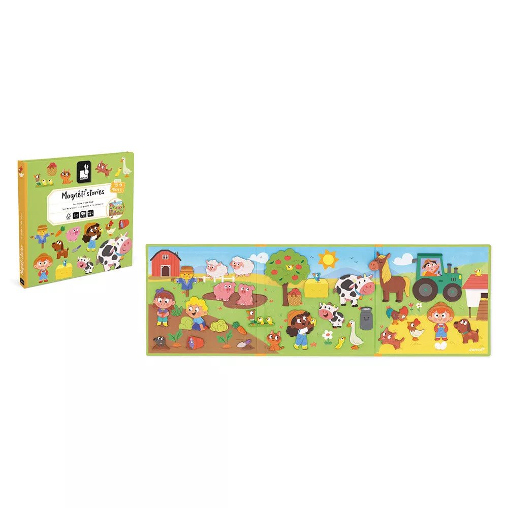 JUEGO MAGNÉTICO MAGNETI'STORIES JANOD ·LA GRANJA· - Happy Moments Baby
