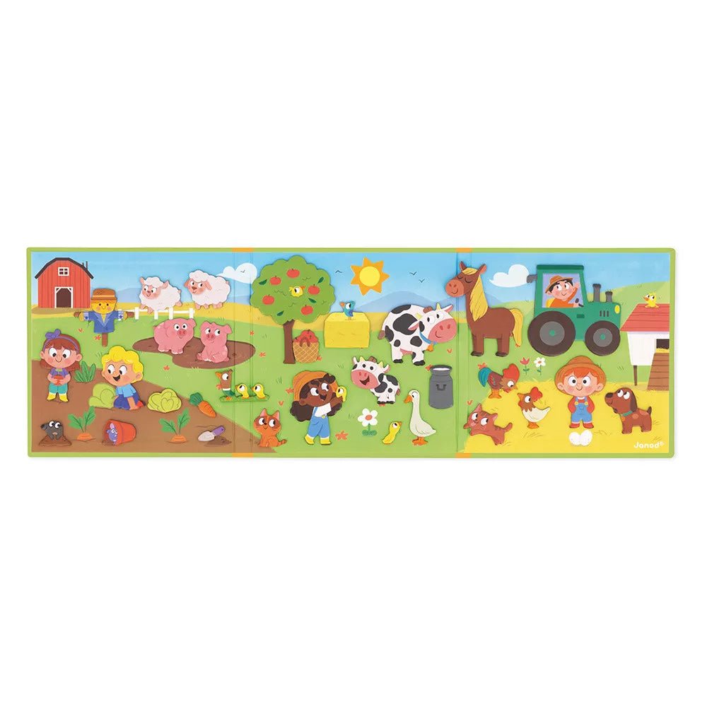 JUEGO MAGNÉTICO MAGNETI'STORIES JANOD ·LA GRANJA· - Happy Moments Baby