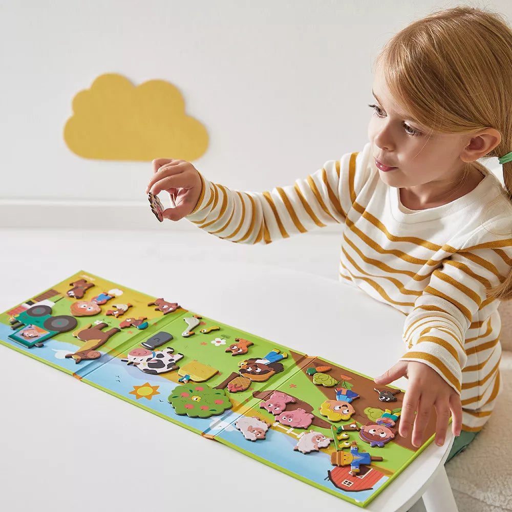 JUEGO MAGNÉTICO MAGNETI'STORIES JANOD ·LA GRANJA· - Happy Moments Baby