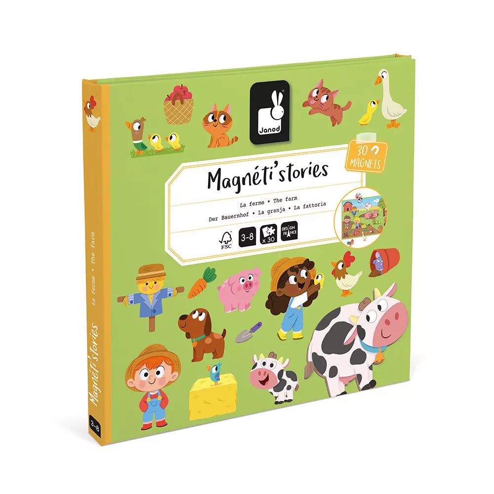 JUEGO MAGNÉTICO MAGNETI'STORIES JANOD ·LA GRANJA· - Happy Moments Baby
