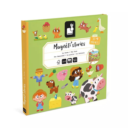 JUEGO MAGNÉTICO MAGNETI'STORIES JANOD ·LA GRANJA· - Happy Moments Baby