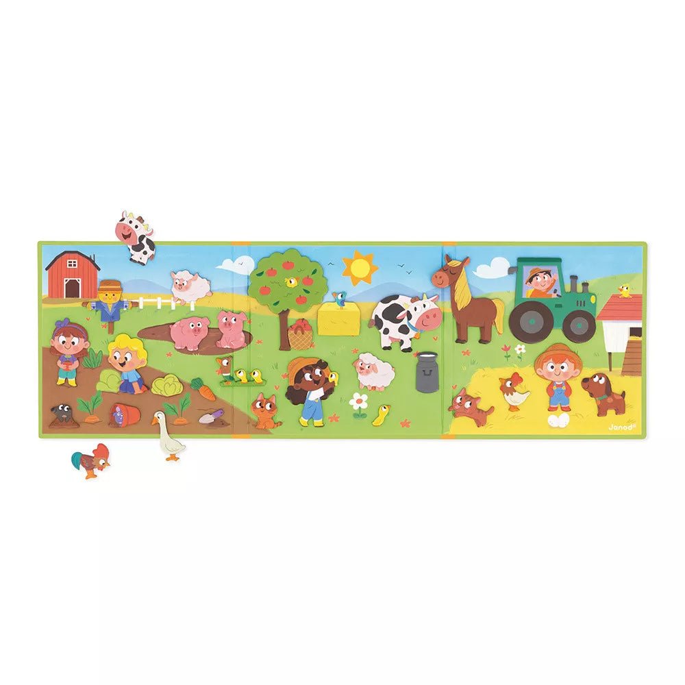 JUEGO MAGNÉTICO MAGNETI'STORIES JANOD ·LA GRANJA· - Happy Moments Baby