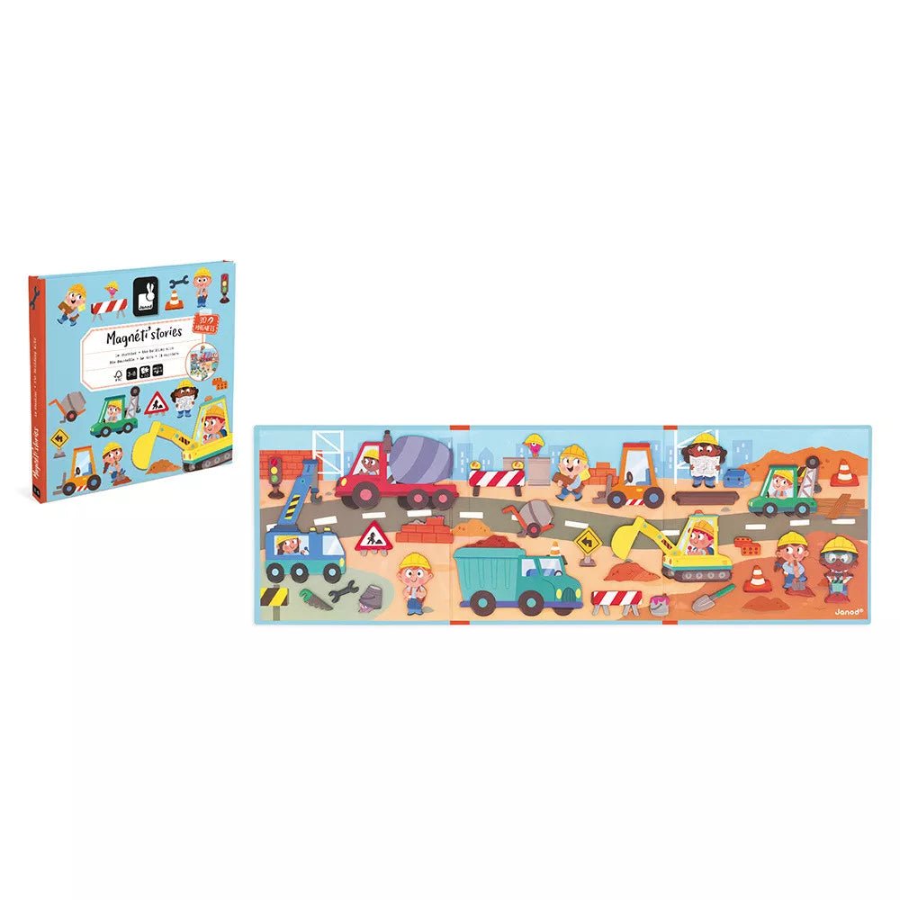 JUEGO MAGNÉTICO MAGNETI'STORIES JANOD ·LA OBRA· - Happy Moments Baby