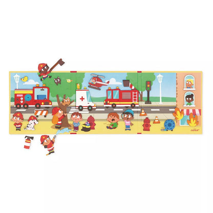 JUEGO MAGNÉTICO MAGNETI'STORIES JANOD ·LOS BOMBEROS· - Happy Moments Baby