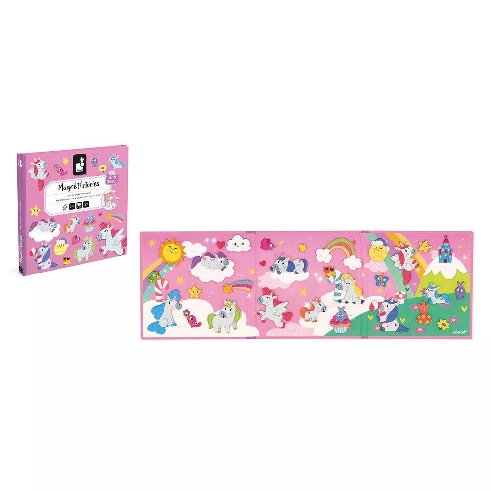 JUEGO MAGNÉTICO MAGNETI'STORIES JANOD ·LOS UNICORNIOS· - Happy Moments Baby