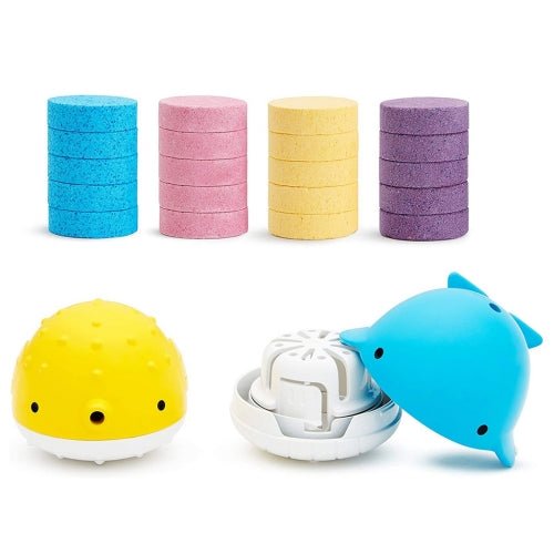 JUGUETE DE BAÑO DISPENSADOR BOMBAS DE BAÑO ·COLOR BUDDIES· - Happy Moments Baby