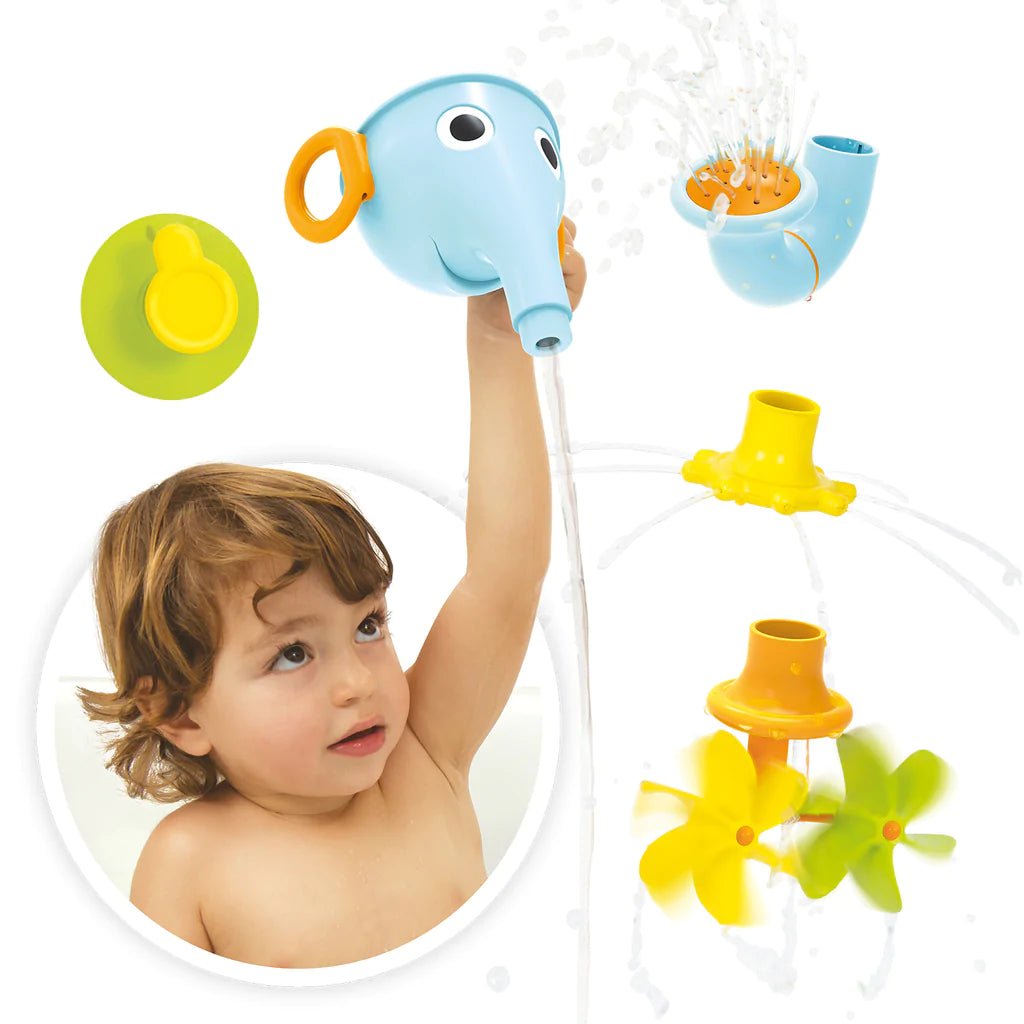 JUGUETE DE BAÑO ·ELEFANTE AZUL· - Happy Moments Baby
