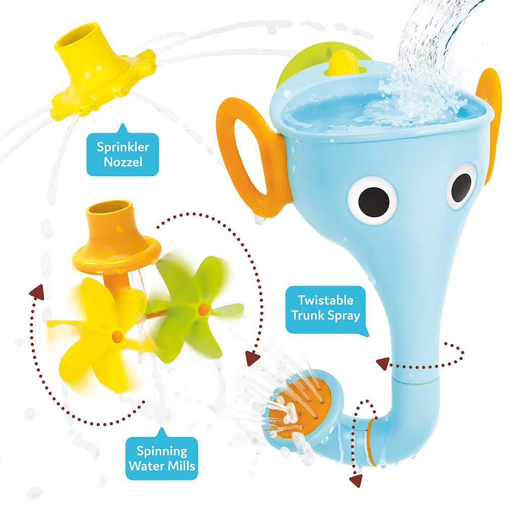 JUGUETE DE BAÑO ·ELEFANTE AZUL· - Happy Moments Baby