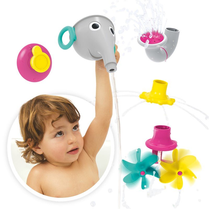 JUGUETE DE BAÑO ·ELEFANTE ROSA· - Happy Moments Baby