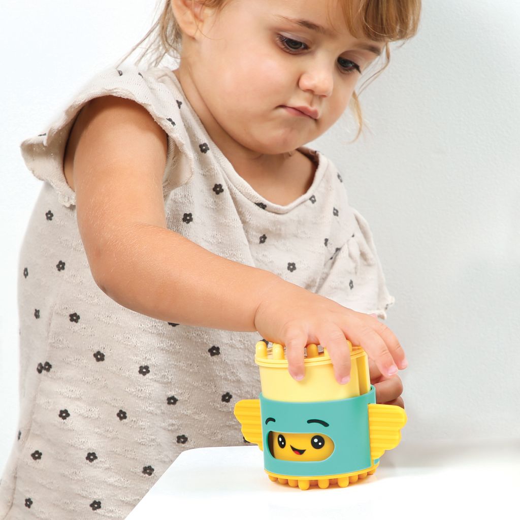 JUGUETE DE CONSTRUCCIÓN ·TÓTEM PEEKABOO· - Happy Moments Baby