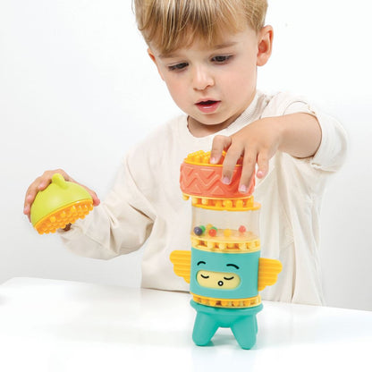 JUGUETE DE CONSTRUCCIÓN ·TÓTEM PEEKABOO· - Happy Moments Baby