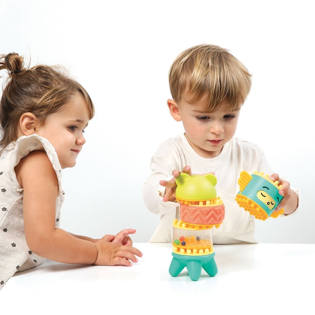 JUGUETE DE CONSTRUCCIÓN ·TÓTEM PEEKABOO· - Happy Moments Baby