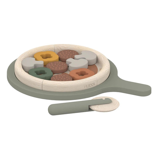 JUGUETE DE MADERA FLEXA ·PIZZA· - Happy Moments Baby