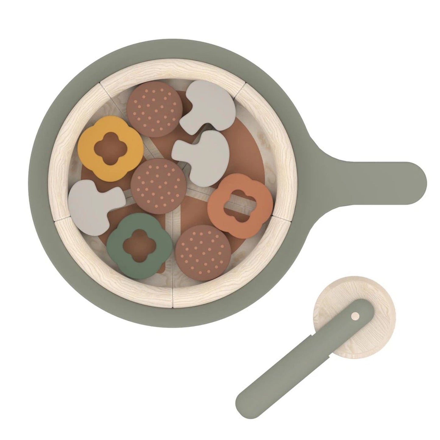 JUGUETE DE MADERA FLEXA ·PIZZA· - Happy Moments Baby