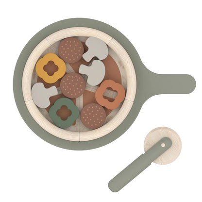 JUGUETE DE MADERA FLEXA ·PIZZA· - Happy Moments Baby