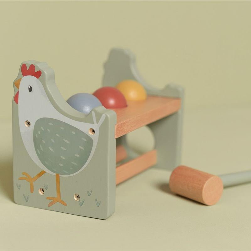 JUGUETE DE MADERA LITTLE DUTCH ·BANCO DE GOLPEO BOLAS· - Happy Moments Baby