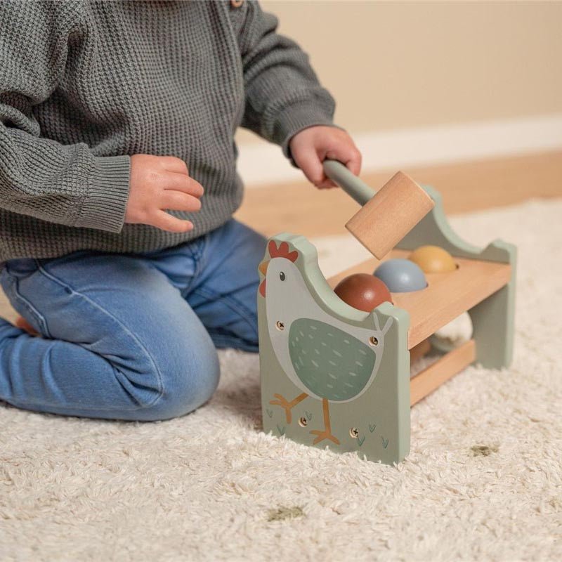 JUGUETE DE MADERA LITTLE DUTCH ·BANCO DE GOLPEO BOLAS· - Happy Moments Baby