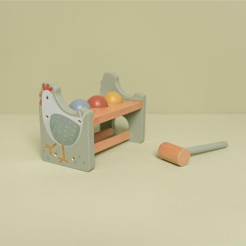 JUGUETE DE MADERA LITTLE DUTCH ·BANCO DE GOLPEO BOLAS· - Happy Moments Baby