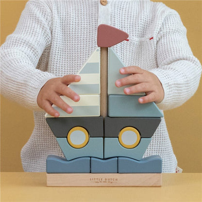 JUGUETE DE MADERA LITTLE DUTCH ·BARCO ENCAJABLE· - Happy Moments Baby