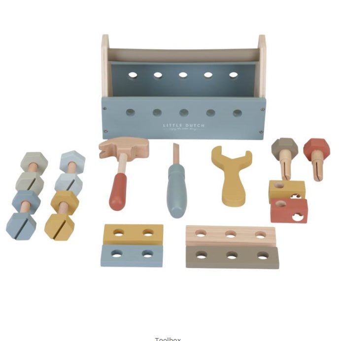 JUGUETE DE MADERA LITTLE DUTCH ·CAJA DE HERRAMIENTAS· - Happy Moments Baby