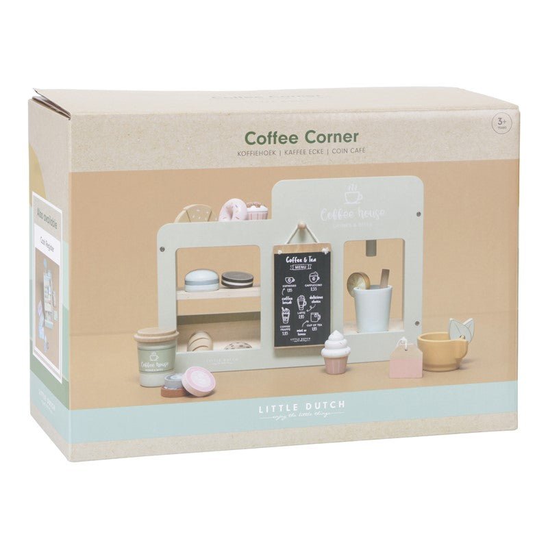 JUGUETE DE MADERA LITTLE DUTCH ·COFFEE CORNER· - Happy Moments Baby