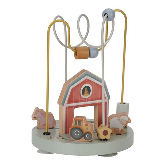 JUGUETE DE MADERA LITTLE DUTCH ·ESPIRAL DE CUENTAS LITTLE FARM· - Happy Moments Baby