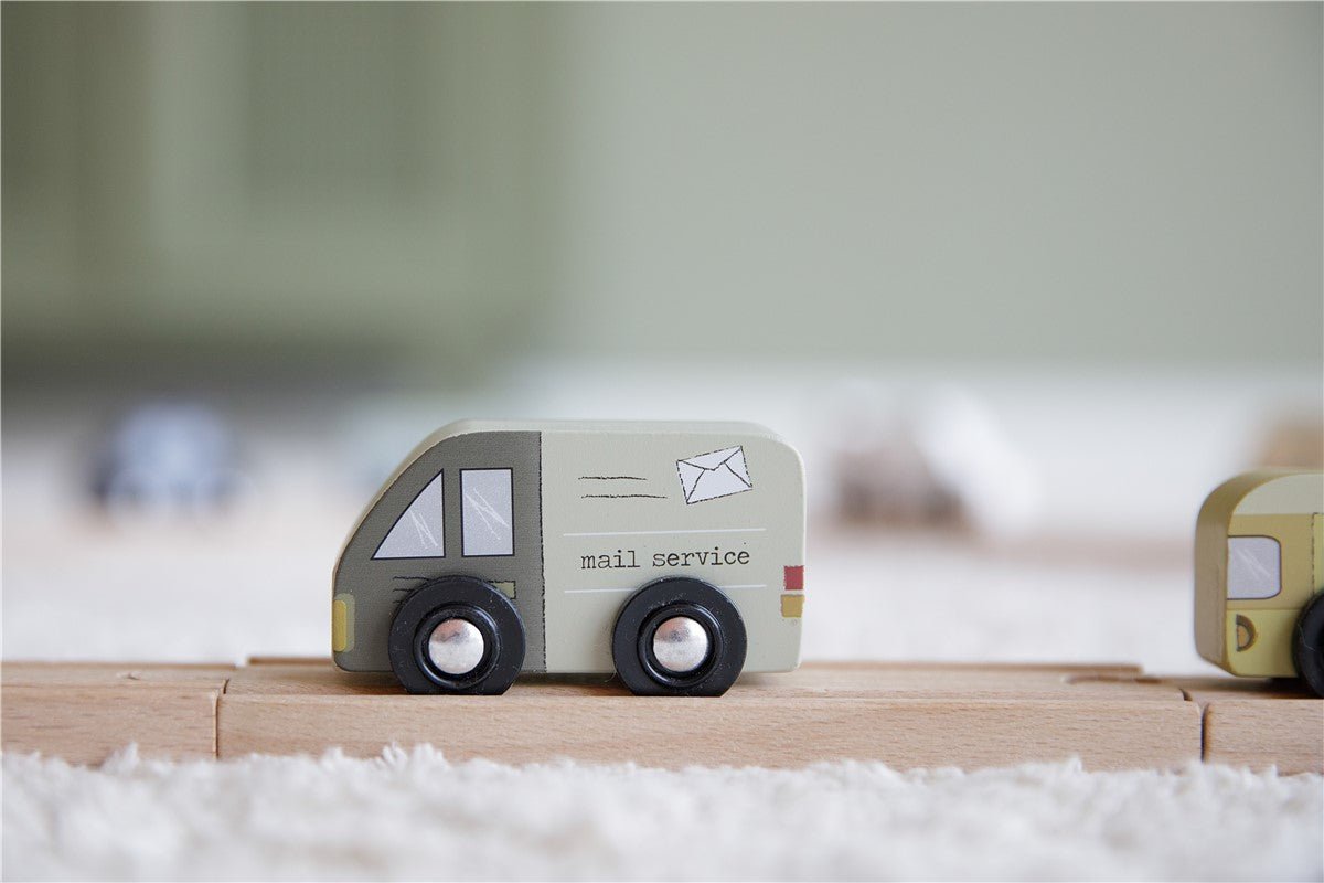 JUGUETE DE MADERA LITTLE DUTCH ·PACK DE VEHÍCULOS· - Happy Moments Baby