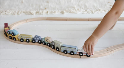 JUGUETE DE MADERA LITTLE DUTCH ·PACK DE VEHÍCULOS· - Happy Moments Baby