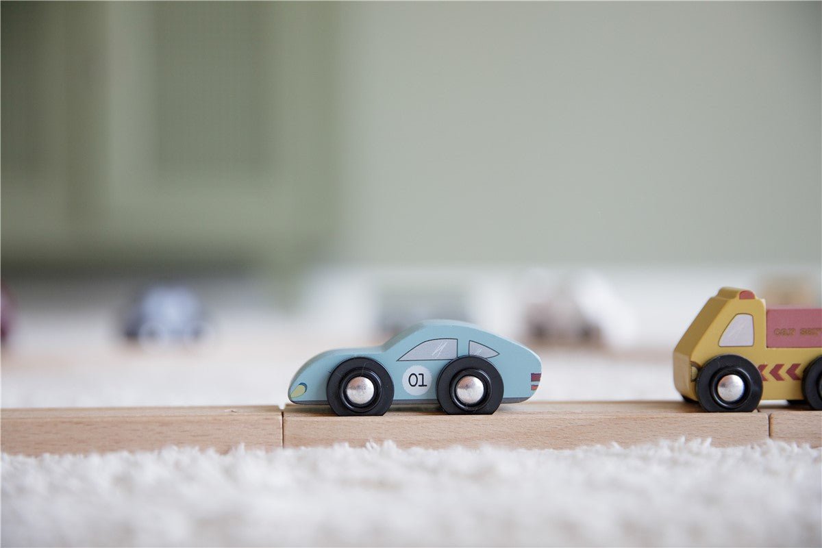 JUGUETE DE MADERA LITTLE DUTCH ·PACK DE VEHÍCULOS· - Happy Moments Baby