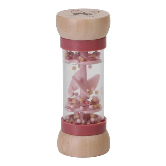 JUGUETE DE MADERA LITTLE DUTCH ·SONAJERO PALO DE LLUVIA ROSA· - Happy Moments Baby
