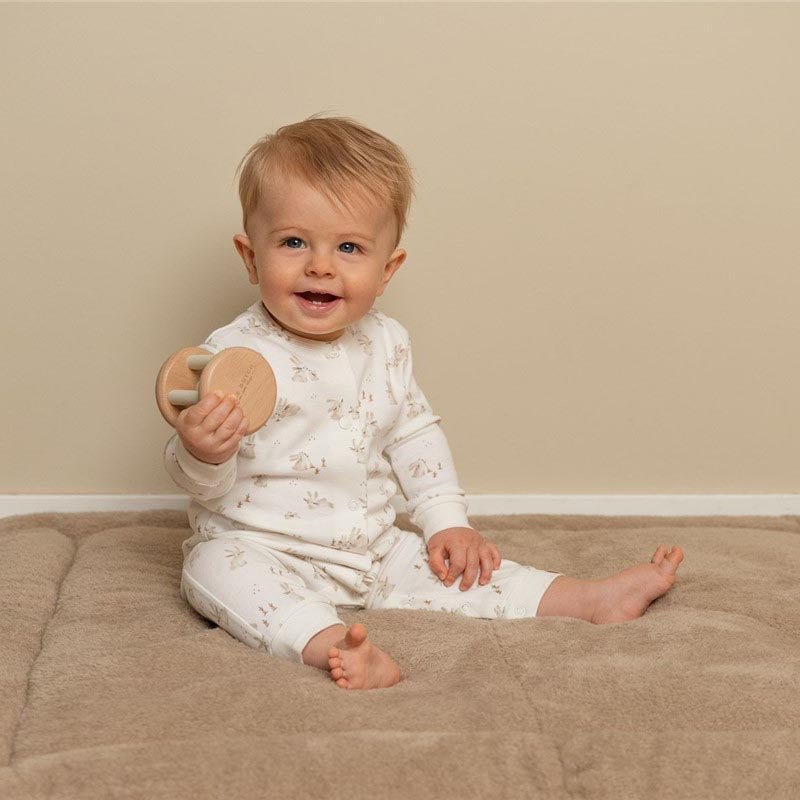 JUGUETE DE MADERA LITTLE DUTCH ·SONAJERO ROLLER BABY BUNNY· - Happy Moments Baby