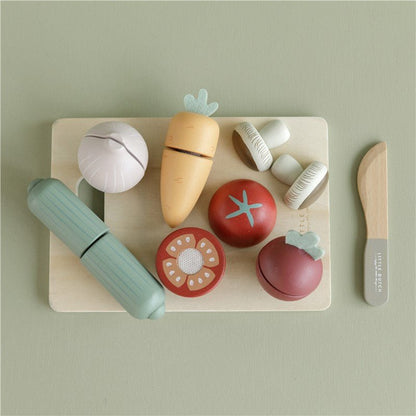 JUGUETE DE MADERA LITTLE DUTCH ·VERDURAS PARA CORTAR· - Happy Moments Baby