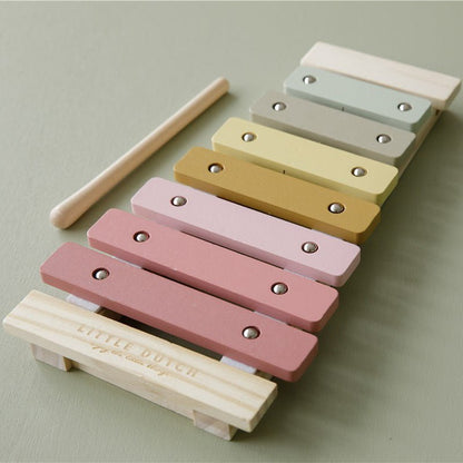 JUGUETE DE MADERA LITTLE DUTCH ·XILÓFONO ROSA· - Happy Moments Baby
