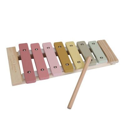 JUGUETE DE MADERA LITTLE DUTCH ·XILÓFONO ROSA· - Happy Moments Baby