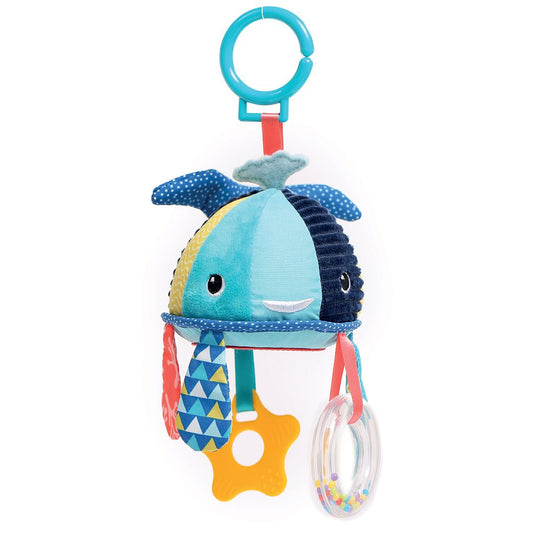 JUGUETE DE TELA ·BALLENA DE ACTIVIDADES· - Happy Moments Baby
