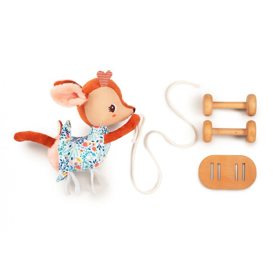 JUGUETE DE TELA LILLIPUTIENS ·ARRASTRE PARA TIRAR STELLA· - Happy Moments Baby