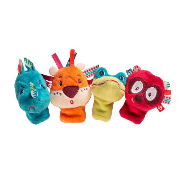 JUGUETE DE TELA LILLIPUTIENS ·MARIONETAS DE DEDO LA JUNGLA· - Happy Moments Baby
