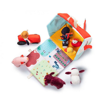 JUGUETE DE TELA LILLIPUTIENS ·MI PRIMERA GRANJA· - Happy Moments Baby