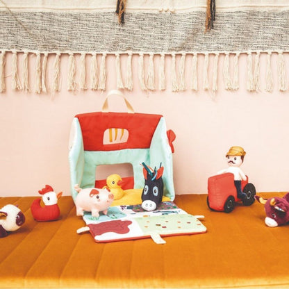 JUGUETE DE TELA LILLIPUTIENS ·MI PRIMERA GRANJA· - Happy Moments Baby