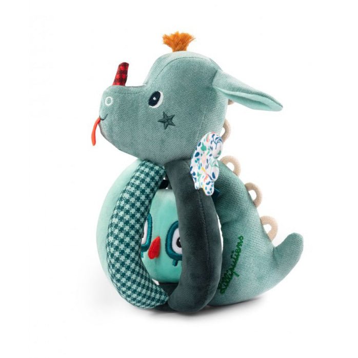 JUGUETE DE TELA LILLIPUTIENS ·SONAJERO CON ASAS JOE EL DRAGÓN· - Happy Moments Baby