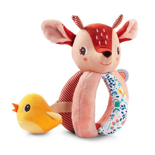 JUGUETE DE TELA LILLIPUTIENS ·SONAJERO CON ASAS STELLA· - Happy Moments Baby