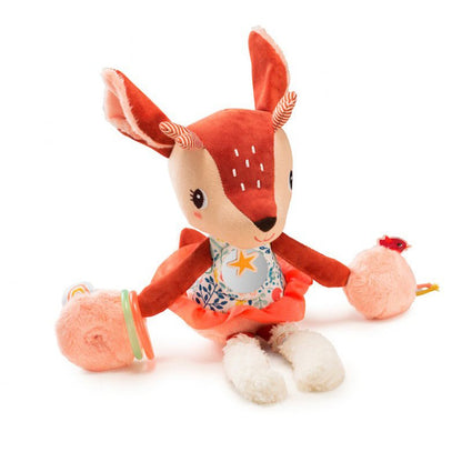 JUGUETE DE TELA LILLIPUTIENS ·STELLA MUÑECO MULTIACTIVIDAD SENSORIAL· - Happy Moments Baby